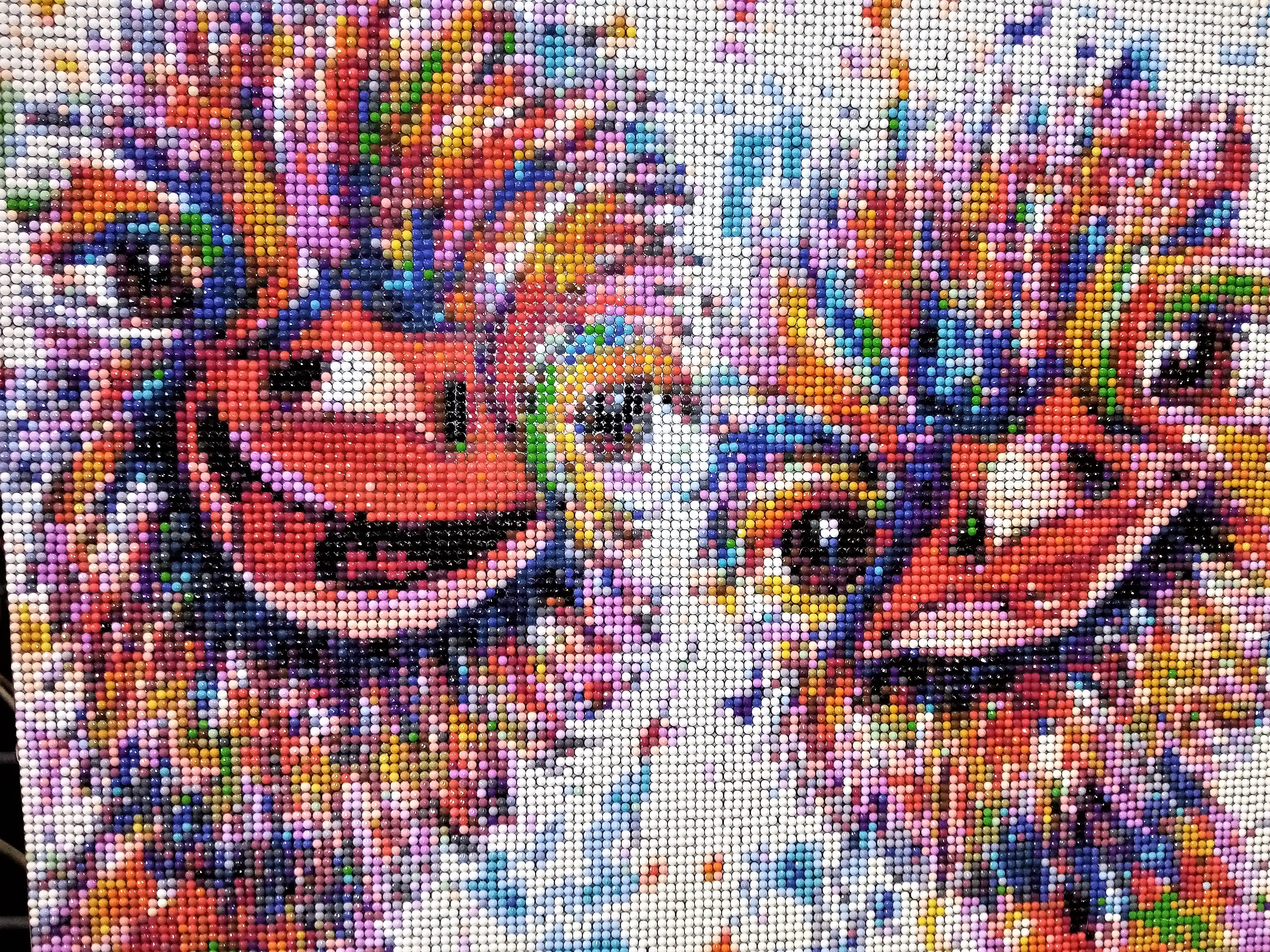 La broderie en perles de diamant